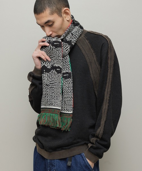JACQUARD KNIT SOCCER SCARF（マフラー）｜bal（バル）のファッション
