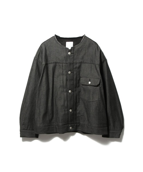 onegravity(ワングラビティ)の「onegravity / デニム トラッカージャケット(ブルゾン・メンズ・オフホワイト/ブラック・LARGE/MEDIUM)」の3枚目の写真