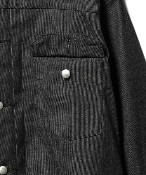 onegravity(ワングラビティ)の「onegravity / デニム トラッカージャケット(ブルゾン・メンズ・オフホワイト/ブラック・LARGE/MEDIUM)」の6枚目の写真