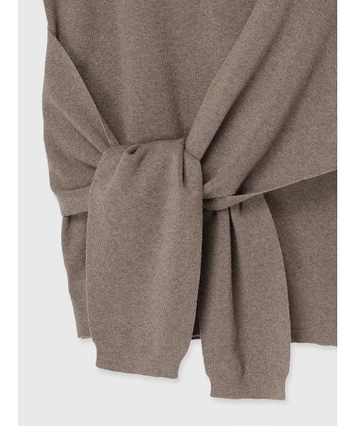 anuans（アニュアンス）の「アシメニュアンストップス（ニット/セーター・レディース・グレー/ホワイト/モカ・FREE）」の13枚目の写真