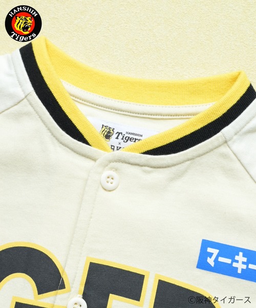MARKEY'S（マーキーズ）の「【阪神タイガース】別注 半袖ベースボールシャツ/おとな（シャツ/ブラウス・レディース・ホワイト系4/ホワイト系6/ホワイト系7/ホワイト系8/ホワイト系1/ホワイト系2/ホワイト系5/ホワイト系3・170cm）」の16枚目の写真