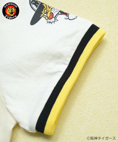 MARKEY'S（マーキーズ）の「【阪神タイガース】別注 半袖ベースボールシャツ/おとな（シャツ/ブラウス・レディース・ホワイト系4/ホワイト系6/ホワイト系7/ホワイト系8/ホワイト系1/ホワイト系2/ホワイト系5/ホワイト系3・170cm）」の18枚目の写真