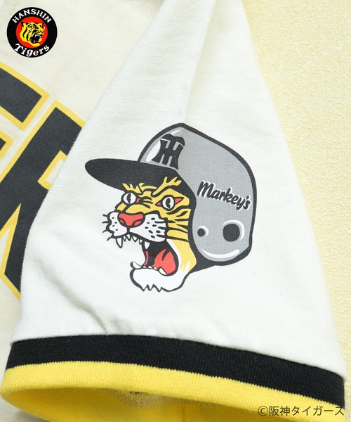 MARKEY'S（マーキーズ）の「【阪神タイガース】別注 半袖ベースボールシャツ/おとな（シャツ/ブラウス・レディース・ホワイト系4/ホワイト系6/ホワイト系7/ホワイト系8/ホワイト系1/ホワイト系2/ホワイト系5/ホワイト系3・170cm）」の19枚目の写真