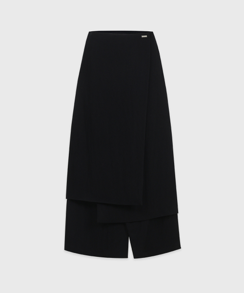 MICANE(ミケーネ)の「リデレレイヤードロングスカート(スカート・レディース・ブラック/アイボリー・SMALL/MEDIUM/LARGE/X-LARGE/XX-LARGE/X-SMALL)」の5枚目の写真