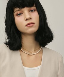 GRACE CONTINENTAL（グレースコンチネンタル）の「パール2連ネックレス（ネックレス）」