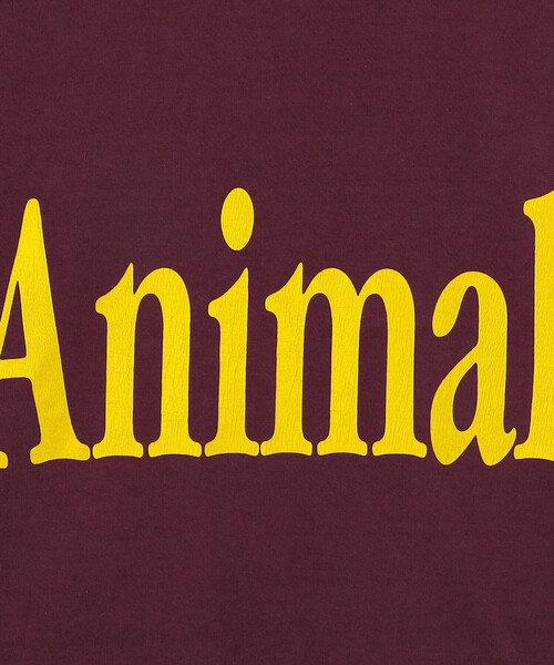 Bshop（ビショップ）の「STUDIO WEAREALLANIMALS | Animals Letter 半袖Tシャツ WOMEN（Tシャツ/カットソー・レディース・パープル系その他/ブラック系その他/Nat・S）」の10枚目の写真