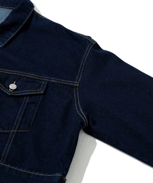 go slow caravan(ゴースローキャラバン)の「Fun Fashion Future/ファンファッションフューチャー ショート デニムジャケット(デニムジャケット・レディース・ブラック/ブルー/インディゴブルー・FREE)」の7枚目の写真