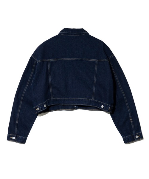 go slow caravan(ゴースローキャラバン)の「Fun Fashion Future/ファンファッションフューチャー ショート デニムジャケット(デニムジャケット・レディース・ブラック/ブルー/インディゴブルー・FREE)」の11枚目の写真