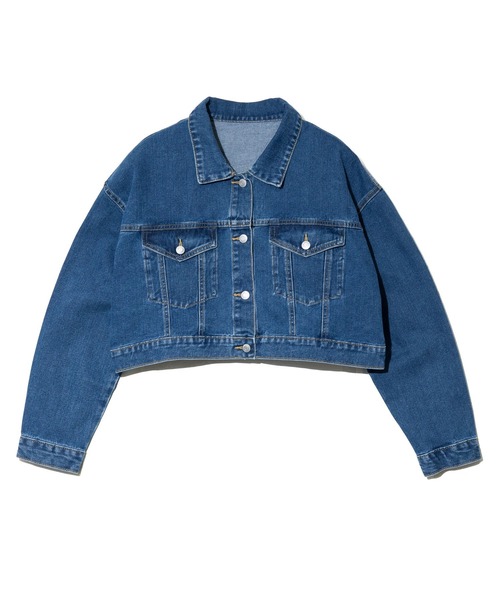 go slow caravan(ゴースローキャラバン)の「Fun Fashion Future/ファンファッションフューチャー ショート デニムジャケット(デニムジャケット・レディース・ブラック/ブルー/インディゴブルー・FREE)」の16枚目の写真