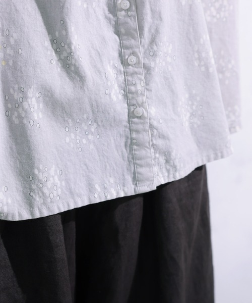 soulberry（ソウルベリー）の「檸檬の花のブラウス（シャツ/ブラウス・レディース・ライトグレー・L/M/5L/4L/3L/LL）」の8枚目の写真