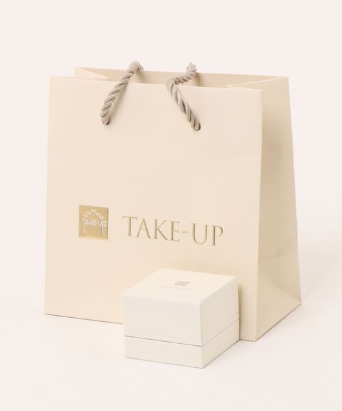 TAKE-UP（テイクアップ）の「【 Solo Pierce】[ セカンドピアス] K18ピンクトルマリン ハーフピアス（ピアス（片耳用）・レディース・イエローゴールド・FREE）」の7枚目の写真
