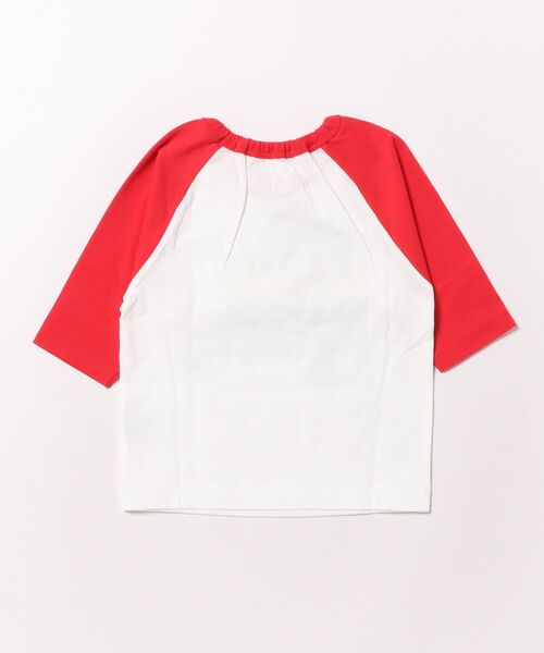 HAKKA BABY（ハッカベビー）の「プリント7分袖ラグランTシャツ（Tシャツ/カットソー・キッズ・ホワイト/イエロー・L）」の3枚目の写真