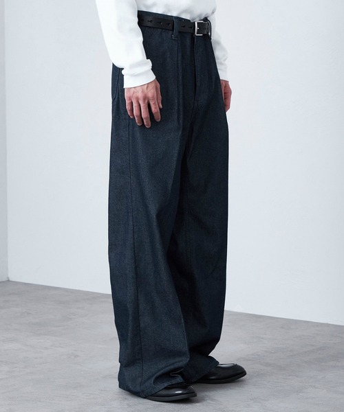 Lee(リー)の「Wrangler/ラングラー【MENS】WRANCHER WIDE/【デニム】ランチャーフレアーワイド セットアップ対応(デニムパンツ・メンズ・ブルー/ブラック系その他/インディゴブルー・SMALL/X-LARGE/LARGE/MEDIUM)」の8枚目の写真
