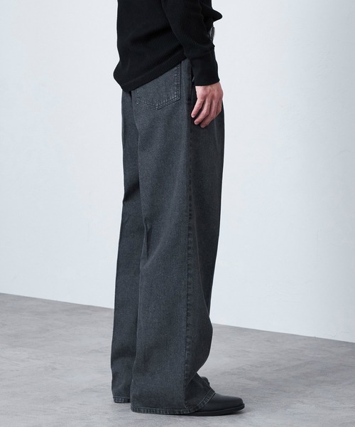 Lee(リー)の「Wrangler/ラングラー【MENS】WRANCHER WIDE/【デニム】ランチャーフレアーワイド セットアップ対応(デニムパンツ・メンズ・ブルー/ブラック系その他/インディゴブルー・SMALL/X-LARGE/LARGE/MEDIUM)」の20枚目の写真