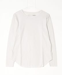 スーピマ接結ニット長袖クルーネックプルオーバー