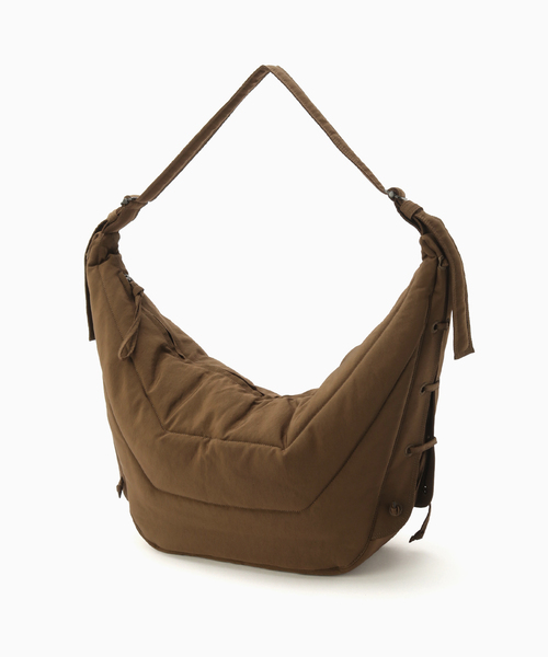 ルメールブラウンキャンバスショルダーバッグ LEMAIRE（ルメール） LARGE SOFT GAME BAG（ショルダーバッグ