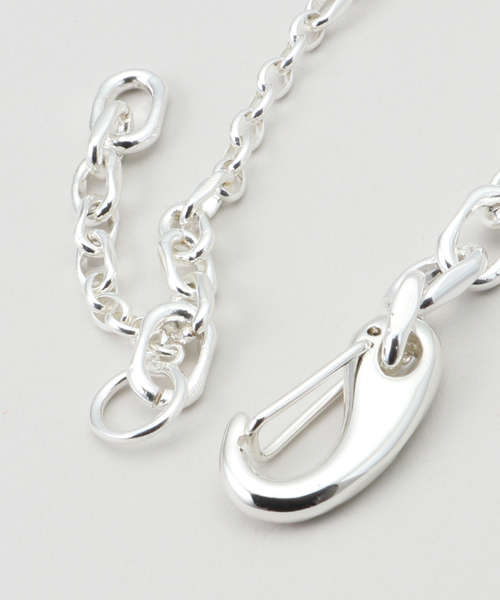 Soierie（ソワリー）の「【Soierie/ソワリー】 Key Motif carabiner bracelet（ネックレス・レディース・シルバー・FREE）」の5枚目の写真