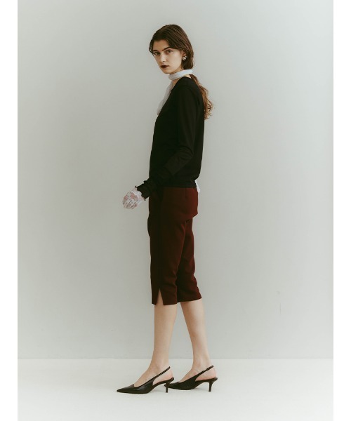 ILANIS(イラニス)の「Quiet Capri Pants(その他パンツ・レディース・ボルドー/イエロー系その他/ブラック・FREE)」の16枚目の写真