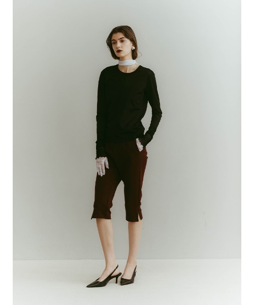 ILANIS(イラニス)の「Quiet Capri Pants(その他パンツ・レディース・ボルドー/イエロー系その他/ブラック・FREE)」の15枚目の写真