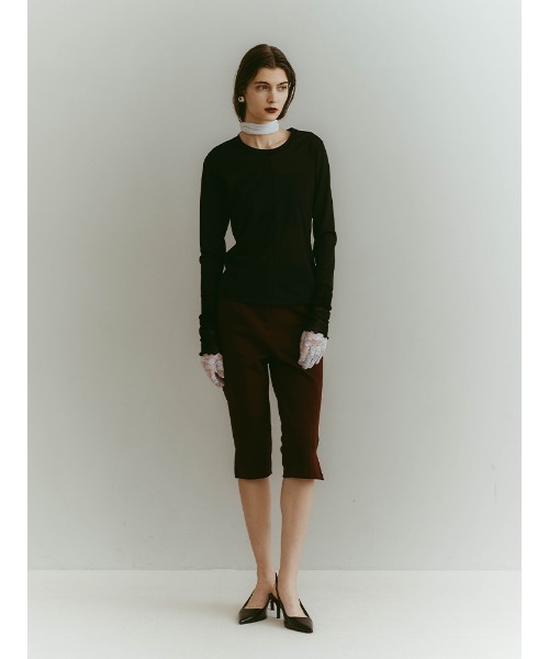 ILANIS(イラニス)の「Quiet Capri Pants(その他パンツ・レディース・ボルドー/イエロー系その他/ブラック・FREE)」の18枚目の写真