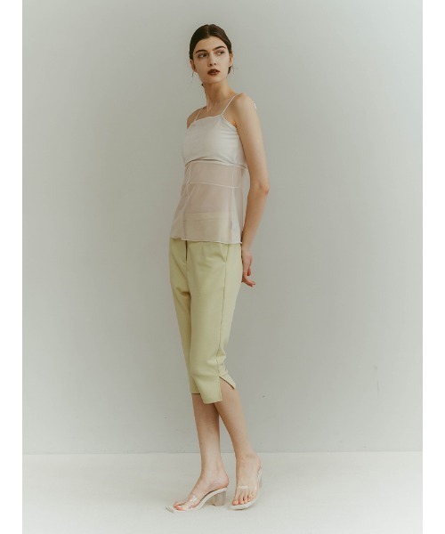 ILANIS(イラニス)の「Quiet Capri Pants(その他パンツ・レディース・ボルドー/イエロー系その他/ブラック・FREE)」の4枚目の写真