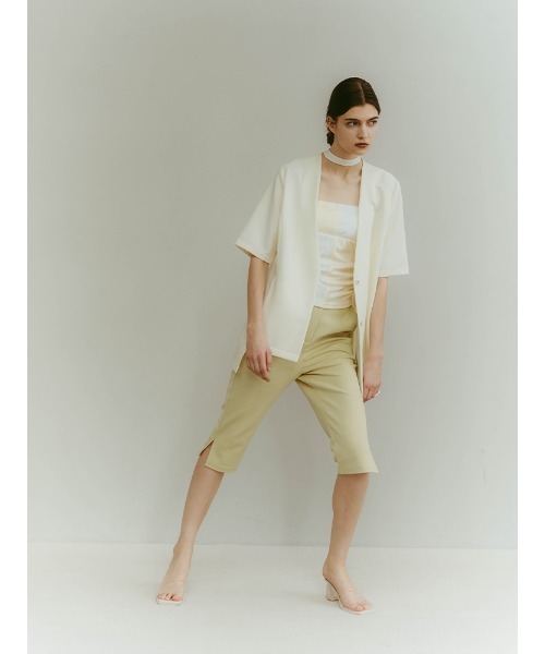 ILANIS(イラニス)の「Quiet Capri Pants(その他パンツ・レディース・ボルドー/イエロー系その他/ブラック・FREE)」の13枚目の写真