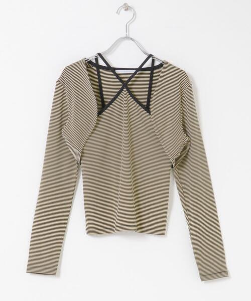 KBF（ケイビーエフ）の「ボレロSETデザイントップス（キャミソール・レディース・ベージュ系その他/グレー系その他・ONE）」の9枚目の写真