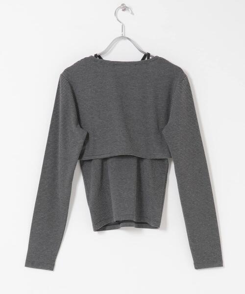 KBF（ケイビーエフ）の「ボレロSETデザイントップス（キャミソール・レディース・ベージュ系その他/グレー系その他・ONE）」の19枚目の写真