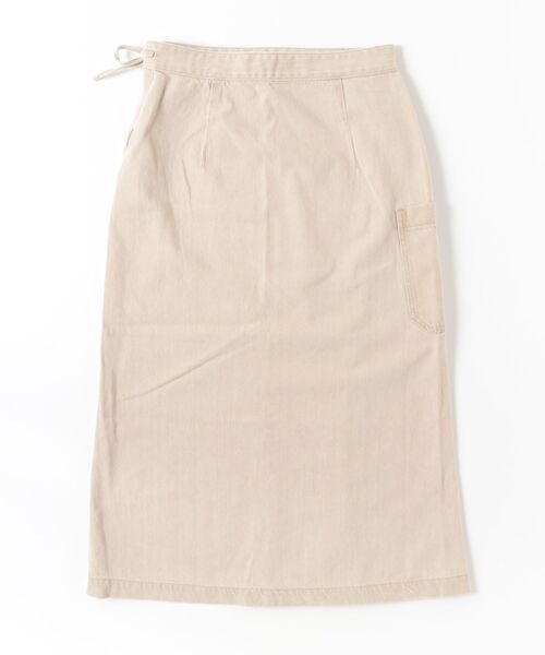 Nudie Jeans（ヌーディージーンズ）の「Nudie Jeans/ヌーディージーンズ Irma Skirt / レギュラーフィットハイウエストデニムスカート / Denim / Pale Yellow（デニムスカート・レディース・ベージュ系その他・S）」の2枚目の写真