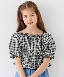 coca（coca）（コカ）の「キッズ　ギンガムチェックブラウス（シャツ/ブラウス）」