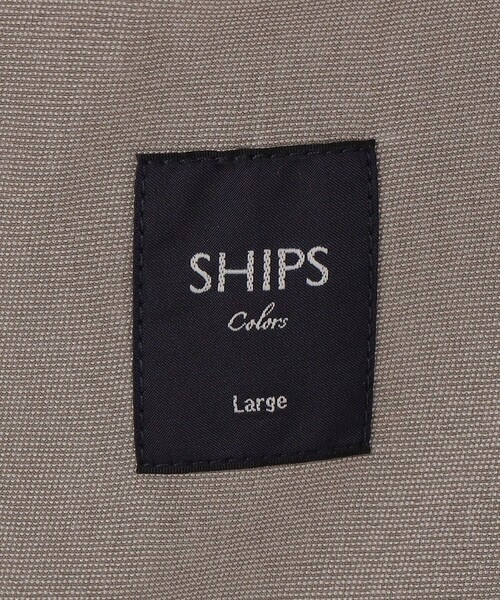 SHIPS Colors(シップス カラーズ)の「SHIPS Colors:〈遮熱・吸水速乾・接触冷感〉ファンクショナル ノーカラー ジャケット◇(ノーカラージャケット・メンズ・ベージュ/ネイビー/ライトブルー・MEDIUM/LARGE/X-LARGE)」の13枚目の写真