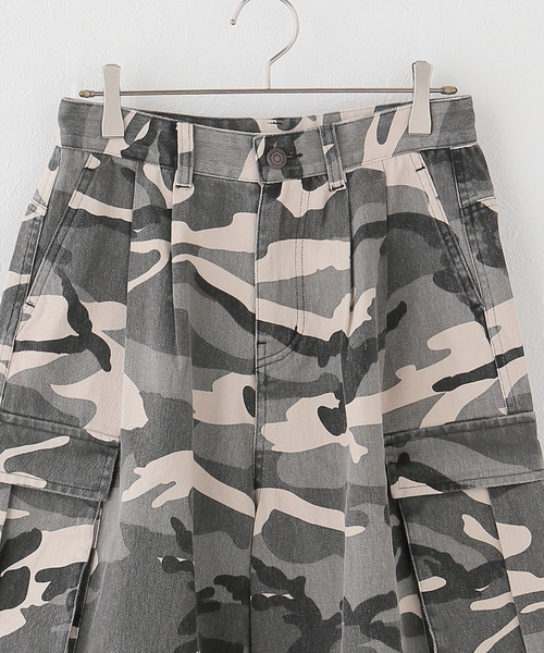 JOINT WORKS(ジョイントワークス)の「カモフラカーゴショートパンツ / J Camouflage Cargo Pants(その他パンツ・レディース・ベージュ/オレンジ・MEDIUM/SMALL)」の14枚目の写真