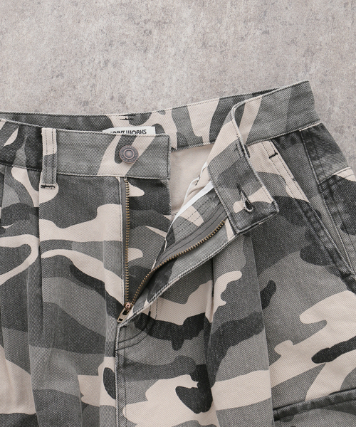 JOINT WORKS(ジョイントワークス)の「カモフラカーゴショートパンツ / J Camouflage Cargo Pants(その他パンツ・レディース・ベージュ/オレンジ・MEDIUM/SMALL)」の10枚目の写真