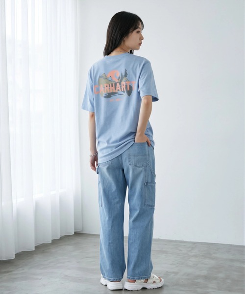 Carhartt(カーハート)の「【T18】【Carhartt/カーハート】S/S POCKET OUTDOOR GRAPHIC TEE(Tシャツ/カットソー・メンズ・サックスブルー/ブルー・SMALL)」の3枚目の写真