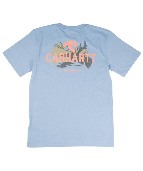 Carhartt(カーハート)の「【T18】【Carhartt/カーハート】S/S POCKET OUTDOOR GRAPHIC TEE(Tシャツ/カットソー・メンズ・サックスブルー/ブルー・SMALL)」の6枚目の写真