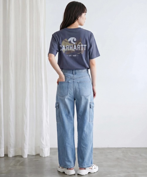 Carhartt(カーハート)の「【T18】【Carhartt/カーハート】S/S POCKET OUTDOOR GRAPHIC TEE(Tシャツ/カットソー・メンズ・サックスブルー/ブルー・SMALL)」の4枚目の写真