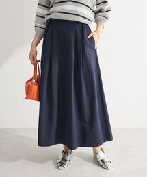 Green Parks | 綿混やわらかタッチタックスカート(スカート)