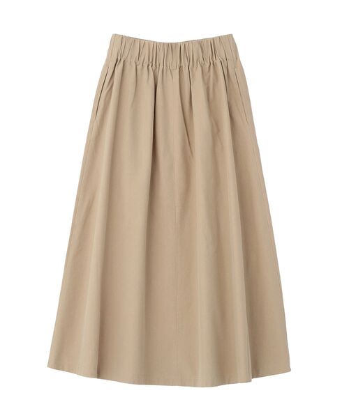 Green　Parks（グリーンパークス）の「綿混やわらかタッチタックスカート（スカート・レディース・ベージュ/ネイビー/グリーン・FREE）」の19枚目の写真