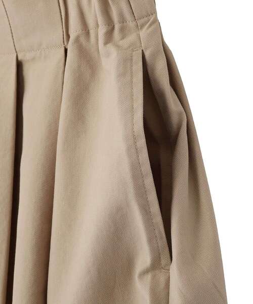 Green　Parks（グリーンパークス）の「綿混やわらかタッチタックスカート（スカート・レディース・ベージュ/ネイビー/グリーン・FREE）」の22枚目の写真