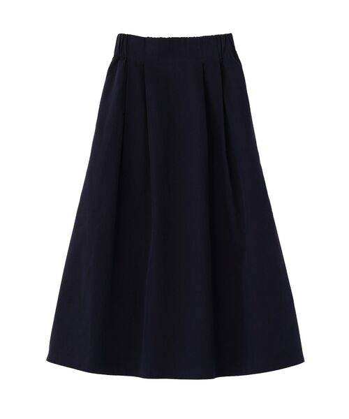 Green　Parks（グリーンパークス）の「綿混やわらかタッチタックスカート（スカート・レディース・ベージュ/ネイビー/グリーン・FREE）」の9枚目の写真