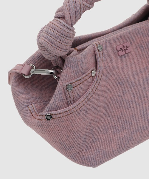 GANNI(ガニー)の「Bou Small Denim(ハンドバッグ・レディース・ピンク系その他・ONE SIZE)」の4枚目の写真