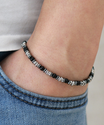 BLANCIER（ブランシエール）の「セレニティサークルオニキス BM255B1042 メンズ ブレスレット（ブレスレット）」