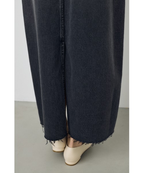 AZUL by moussy（アズールバイマウジー）の「【サイズ,身長別画像あり】デニムロングスカート（デニムスカート・レディース・ライトブラック/ライトブルー・LARGE/MEDIUM/SMALL）」の13枚目の写真