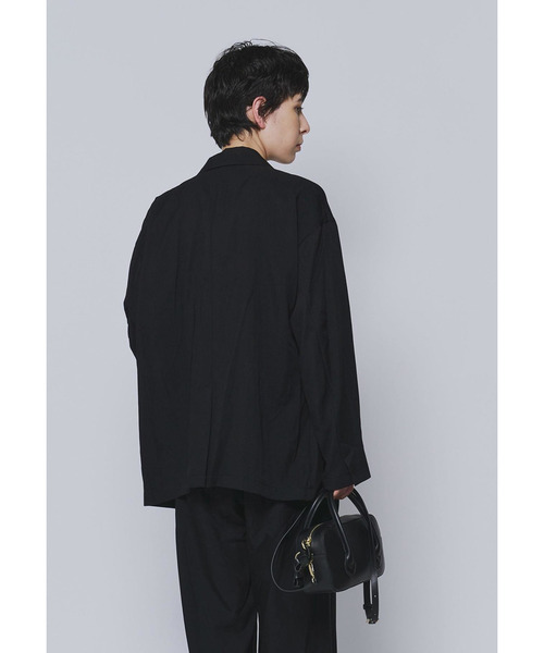 1er Arrondissement(プルミエアロンディスモン)の「【追加・素材替え】テンセルツイルライトジャケット(その他アウター・レディース・ブラック系その他3/ブラウン系その他5・38/36)」の4枚目の写真