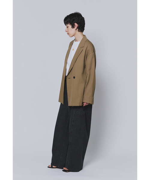 1er Arrondissement(プルミエアロンディスモン)の「【追加・素材替え】テンセルツイルライトジャケット(その他アウター・レディース・ブラック系その他3/ブラウン系その他5・38/36)」の19枚目の写真