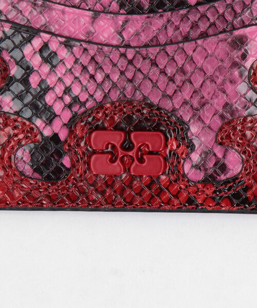 Firsthand（ファーストハンド）の「GANNI/ガニー Bou Card Holder Snake / B3010234 / ロゴ カードケース（ネックレス・レディース・レッド・ONE SIZE）」の3枚目の写真