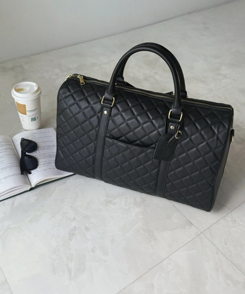 ROYAL PARTY(ロイヤルパーティー)の「【Mサイズ】キルティングボストンBAG(ボストンバッグ・レディース・オフホワイト/ブラック・FREE)」の3枚目の写真