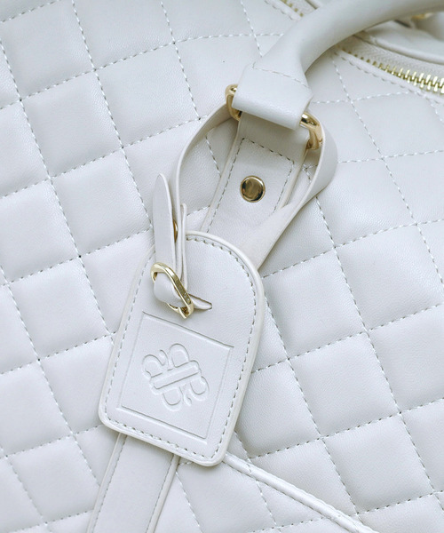 ROYAL PARTY(ロイヤルパーティー)の「【Mサイズ】キルティングボストンBAG(ボストンバッグ・レディース・オフホワイト/ブラック・FREE)」の19枚目の写真