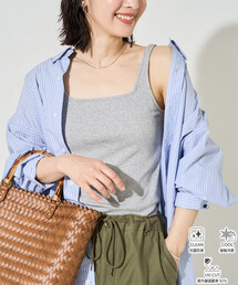 FREAK'S STORE | 限定展開　<抗菌防臭・接触冷感・UVカット>バンブー テレコ カップ付き タンクトップ(キャミソール)
