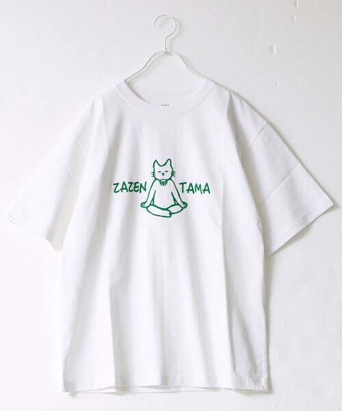 FREDY MAC(フレディーマック)の「【マックT】【ZAZEN TAMA】original body T-shirts(Tシャツ/カットソー・メンズ・ネイビー/ホワイト・M/L/S)」の2枚目の写真